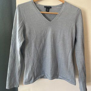Ann Taylor 85% Wool V-neck Sweater